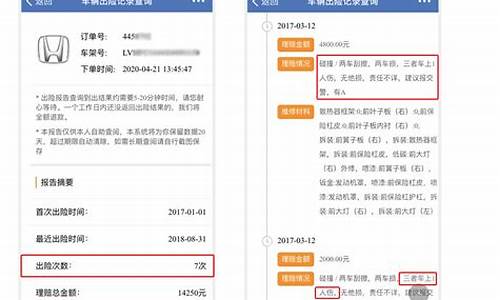 二手车保险事故查询-二手车保险查询系统